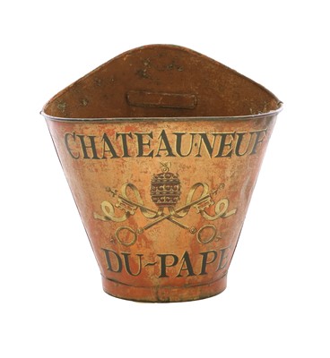 Lot 701 - A Metal Grape Hod, repainted with...