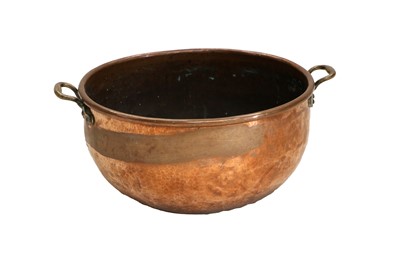 Lot 689 - A Late 19th/Early 20th Century Hammered Copper...