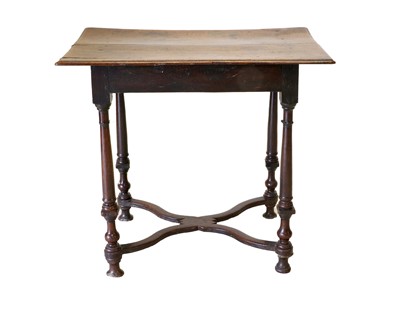 Lot 672 - A Charles II Joined Oak Side Table, late 17th...