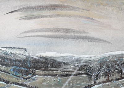 Lot 1071 - Piers Browne (b.1949) When Snow is Flung...