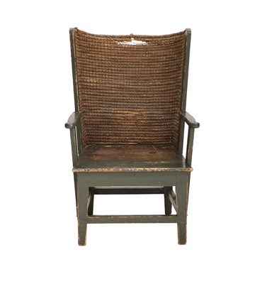 Lot 658 - An Early 20th Century Green-Painted Pine and...