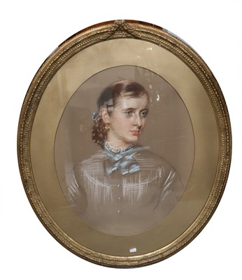 Lot 1050 - Continental School (19th Century) Portrait of...