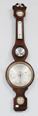 Lot 1154 - A Mahogony Wheeled Barometer, circa 1840,...