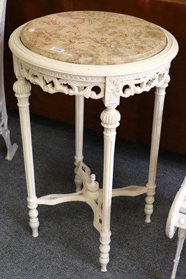 Lot 1124 - A Round Marble Top Table
