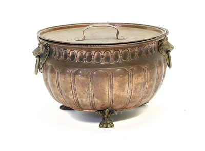 Lot 690 - A Regency Style Copper Planter, early 20th...