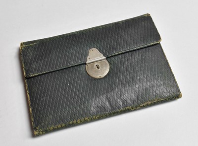 Lot 343 - A Tooled Leather Wallet, early 20th century,...