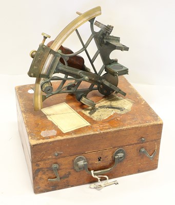 Lot 77 - Sextant By Sewill (Maker To The Royal Navy, Liverpool)