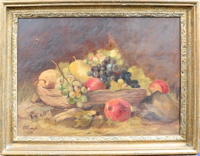 Lot 1004 - J* G* Lamb (20th Century) Still life of...