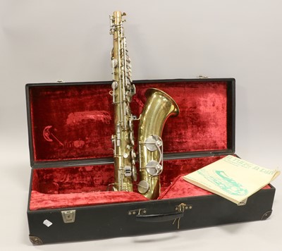 Lot 33A - Tenor Saxophone By Weltklang DDR