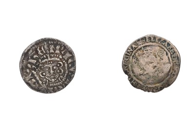 Lot 41 - 2 x English Hammered Silver Coins, comprising:...