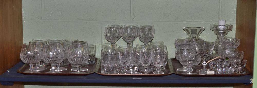 Lot 87 - Assorted cut glass jars
