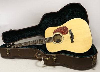 Lot 3093 - Green Man By DN Acoustic Guitar