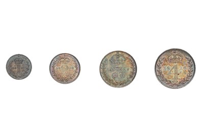Lot 104 - George V, Maundy Set 1916, 4 coins comprising...