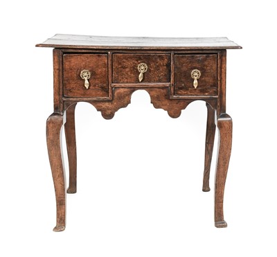 Lot 669 - An Early 18th Century Oak Dressing Table, the...