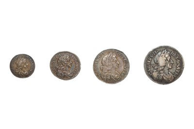 Lot 87 - Charles II, Maundy Oddments, 4 coins...
