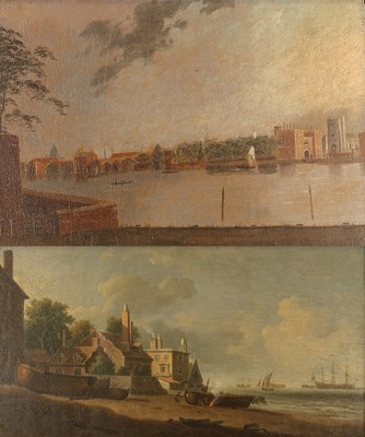 Lot 290 - Follower of Samuel Scott (1702-1772) View of...