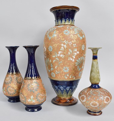 Lot 287 - A Large Royal Doulton Slater Ware Vase, 44cm,...