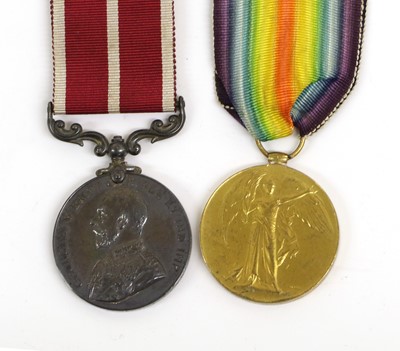 Lot 16 - A Meritorious Service Medal (George V) and a...