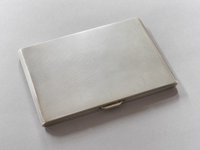 Lot 99 - A George V Silver Cigarette-Case, by Smith and...