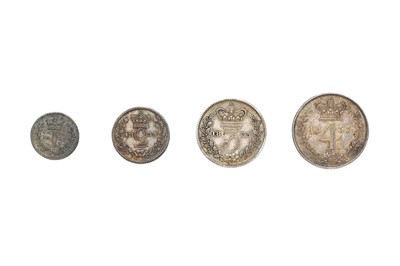 Lot 97 - William IV, Maundy Oddments, comprising 4...