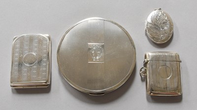 Lot 104 - Four Various Silver Items, comprising a...