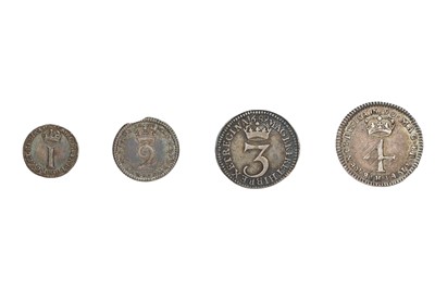 Lot 90 - William and Mary, Maundy Oddments, 4 coins...