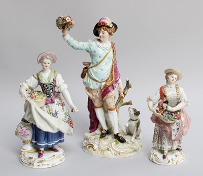 Lot 199 - A Meissen Porcelain Figure, late 19th century,...