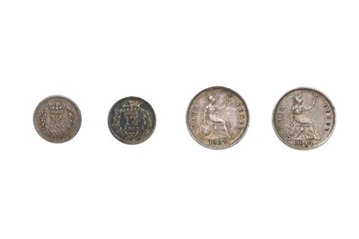 Lot 72 - Small Assortment of British Silver Coins,...