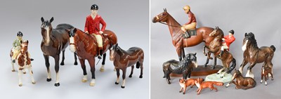 Lot 124 - Beswick Horses, including: Connoisseur model...