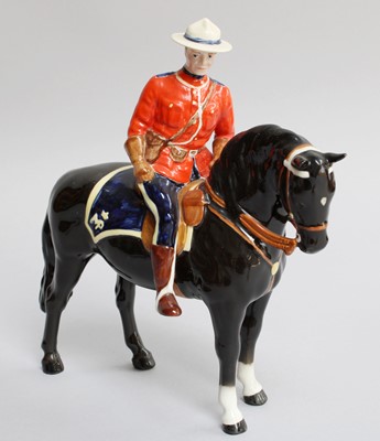 Lot 198 - Beswick Canadian Mountie, model No. 1375,...