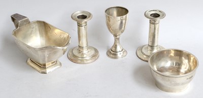 Lot 47 - A Collection of Assorted Silver, comprising a...