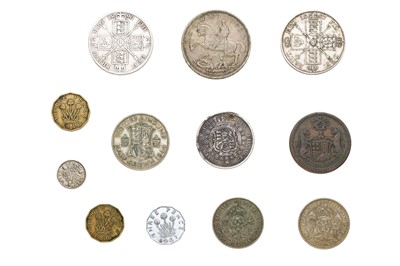Lot 69 - Assortment of Mixed English Coinage, 12 coins...