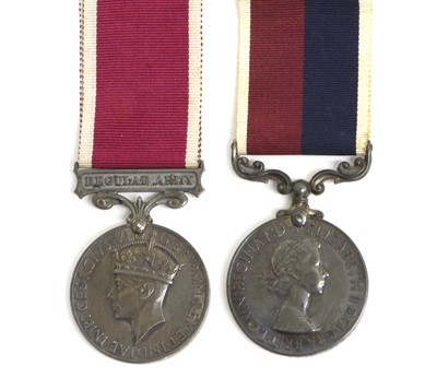 Lot 20 - A George VI Army Long Service and Good Conduct...