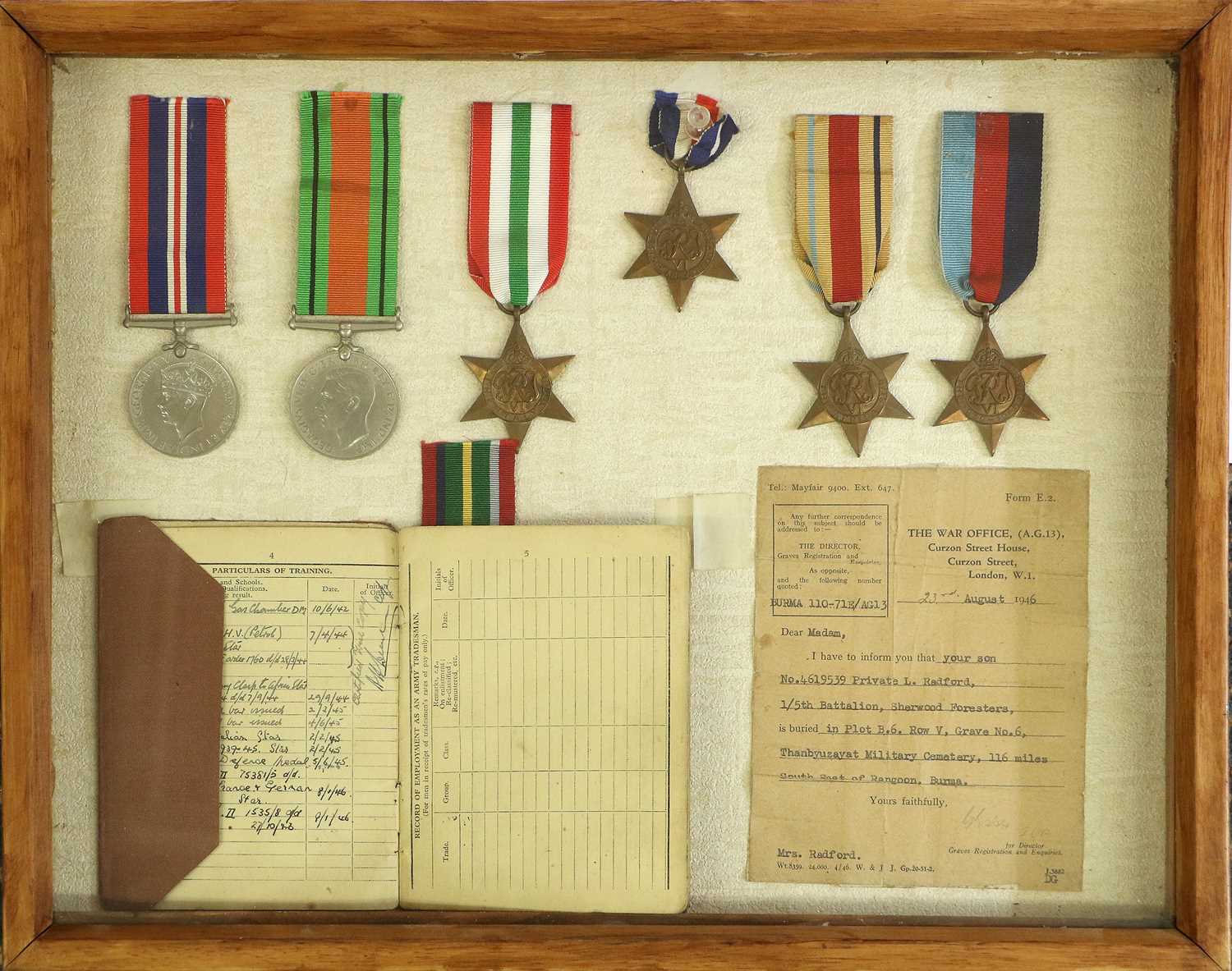 Lot 22 - A Second World War Group of Six Medals,...