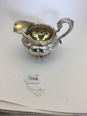 Lot 2033 - A Three-Piece George IV Silver Tea-Service