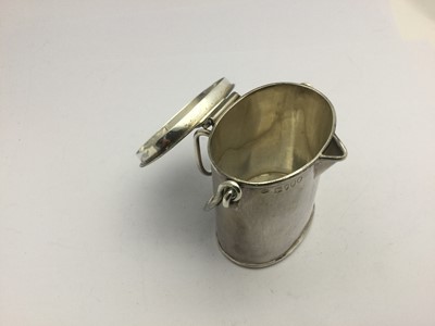 Lot 2042 - A Victorian Silver Novelty Cream-Pail