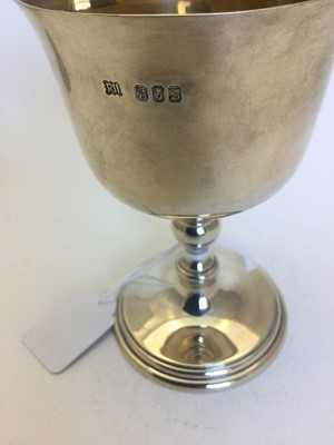 Lot 2103 - A Pair of Irish Silver Goblets