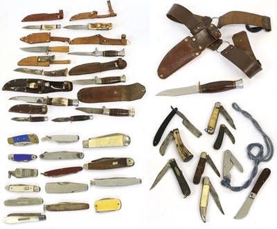 Lot 194 - A Collection of Thirty Seven Various Knives,...