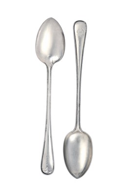 Lot 2026 - A Pair of Victorian Silver Basting-Spoons