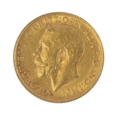 Lot 209 - George V, Sovereign 1911, obv. bare head left,...