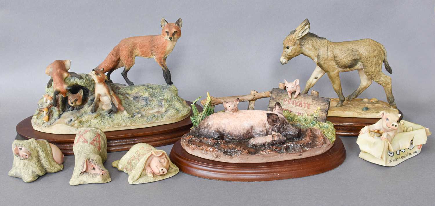 Lot 138 - Border Fine Arts Farm and Wildlife Models,...