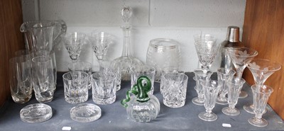 Lot 190 - A Collection of Assorted Glassware, including...