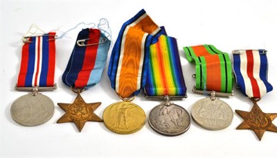 Lot 126 - A First Word War Pair awarded to 77294 Private F.Eastwood Northumberland Fusiliers and later...
