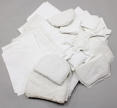 Lot 2023 - Decorative White Table Linen and Other Items,...