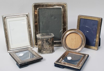 Lot 247 - Group of Silver Photograph Frames, another...