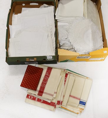 Lot 2128 - Assorted White Linen and Other Items,...