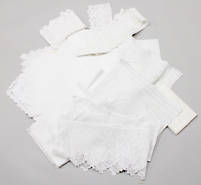 Lot 2020 - Assorted White Linen and Other Items,...