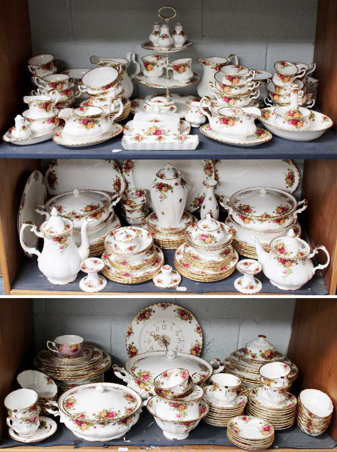 Lot 283 - A Large Collection of Royal Albert Old Country...