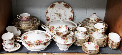 Lot 283 - A Large Collection of Royal Albert Old Country...