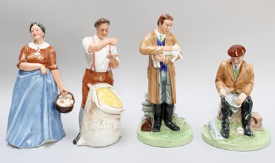 Lot 164 - Four Royal Doulton Figures, Farmer and Farmers...